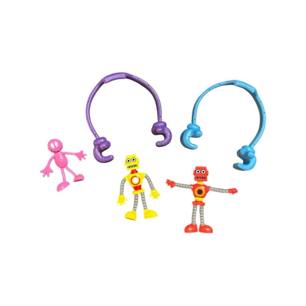 Colorful Robot and Figure Toy Set